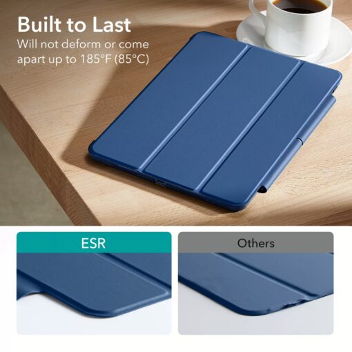 ESR รุ่น Ascend Trifold - เคส iPad Air 11" (2025/2024), iPad Air 10.9" (5th/4th Gen) - สี Dark Blue - Image 2