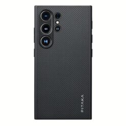 Pitaka รุ่น PinButton - เคส Galaxy S24 Ultra - สี Black/Grey Twill