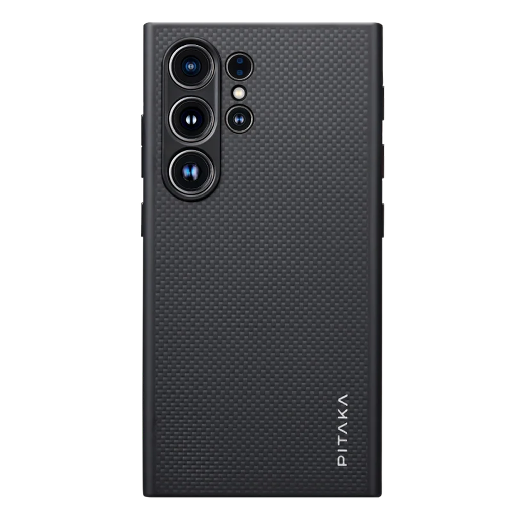 Pitaka รุ่น PinButton - เคส Galaxy S24 Ultra - สี Black/Grey Twill 10 Pitaka รุ่น PinButton - เคส Galaxy S24 Ultra - สี Black/Grey Twill