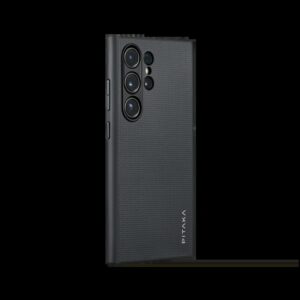 Pitaka รุ่น PinButton - เคส Galaxy S24 Ultra - สี Black/Grey Twill