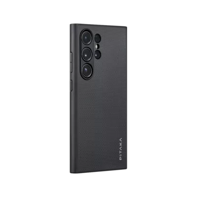 Pitaka รุ่น PinButton - เคส Galaxy S24 Ultra - สี Black/Grey Twill