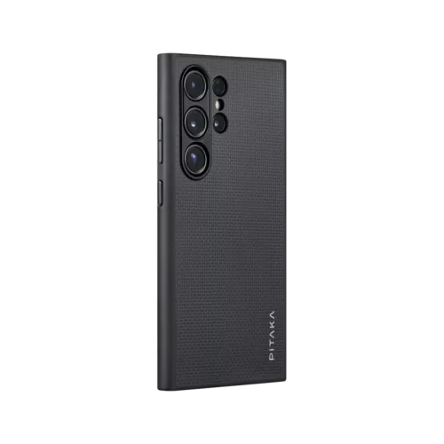 Pitaka รุ่น PinButton - เคส Galaxy S24 Ultra - สี Black/Grey Twill