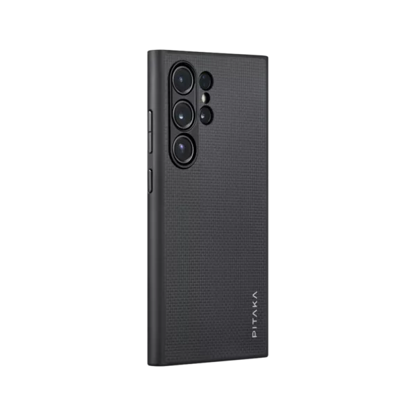 Pitaka รุ่น PinButton - เคส Galaxy S24 Ultra - สี Black/Grey Twill