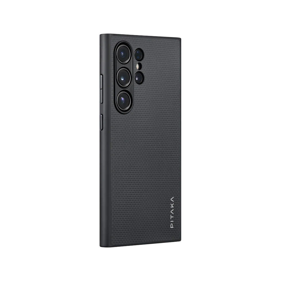 Pitaka รุ่น PinButton - เคส Galaxy S24 Ultra - สี Black/Grey Twill 11 Pitaka รุ่น PinButton - เคส Galaxy S24 Ultra - สี Black/Grey Twill