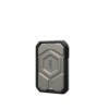 UAG รุ่น Magnetic Wallet with Stand - ที่เก็บบัตรติดหลังมือถือ - สี Titanium/Black