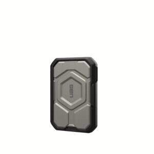 UAG รุ่น Magnetic Wallet with Stand - ที่เก็บบัตรติดหลังมือถือ - สี Titanium/Black