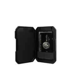 UAG รุ่น Magnetic Wallet with Stand - ที่เก็บบัตรติดหลังมือถือ - สี Titanium/Black