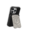 UAG รุ่น Magnetic Wallet with Stand - ที่เก็บบัตรติดหลังมือถือ - สี Titanium/Black
