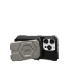 UAG รุ่น Magnetic Wallet with Stand - ที่เก็บบัตรติดหลังมือถือ - สี Titanium/Black