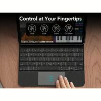 ESR รุ่น Rebound Magnetic Keyboard Case 360 - เคส iPad Pro 11" (5th/2024) - คีย์บอร์ด US English - สี Charcoal Grey
