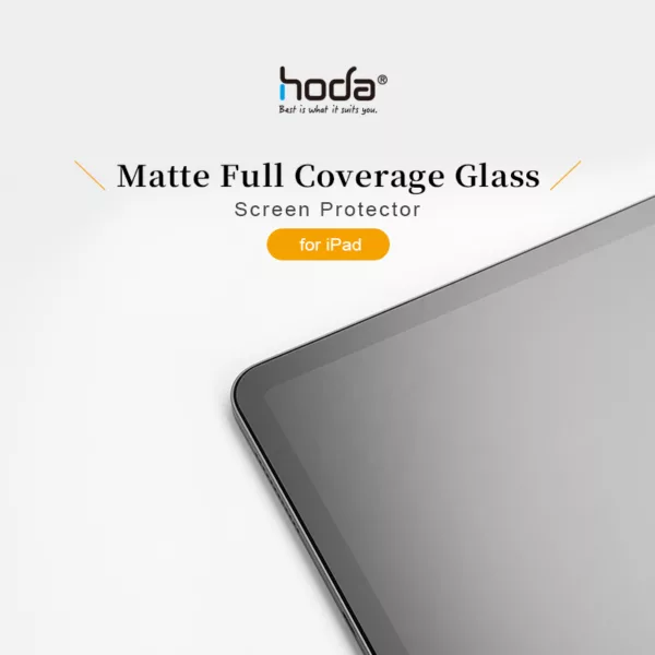 Hoda รุ่น Anti-Glare Matte - ฟิล์มกระจก iPad Pro 13" (7th/2024) - สี Clear