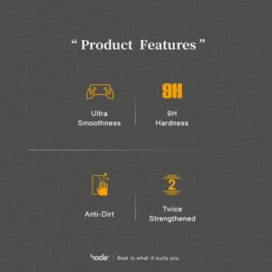 Hoda รุ่น Anti-Glare Matte - ฟิล์มกระจก iPad Pro 11" (5th/2024) - สี Clear