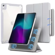 ESR รุ่น Rebound Hybrid 360 - เคส iPad Air 11" (2025/2024), iPad Air 10.9" (5th/4th Gen) - สี Grey