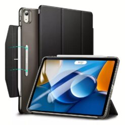 ESR รุ่น Ascend Trifold - เคส iPad Air 11" (2025/2024), iPad Air 10.9" (5th/4th Gen) - สี Frosted Black