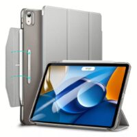 ESR รุ่น Ascend Trifold - เคส iPad Air 11" (2025/2024), iPad Air 10.9" (5th/4th Gen) - สี Grey