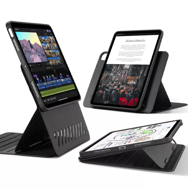 ESR รุ่น Shift Magnetic - เคส iPad Air 11" (2025/2024), iPad Air 10.9" (5th/4th Gen) - สี Black