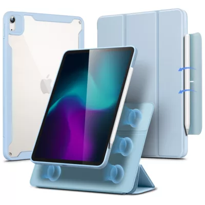 ESR รุ่น Rebound Hybrid 360 - เคส iPad Air 11" (2025/2024), iPad Air 10.9" (5th/4th Gen) - สี Sky Blue