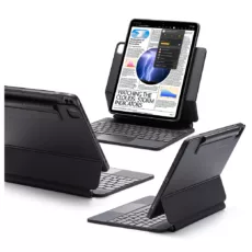 ESR รุ่น Rebound Magnetic Keyboard Case 360 - เคส iPad Pro 13" (7th/2024) - คีย์บอร์ด US English - สี Charcoal Grey