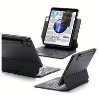 ESR รุ่น Rebound Magnetic Keyboard Case 360 - เคส iPad Pro 13" (7th/2024) - คีย์บอร์ด US English - สี Charcoal Grey
