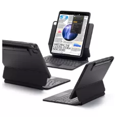 ESR รุ่น Rebound Magnetic Keyboard Case 360 - เคส iPad Air 13" (2025/2024) - คีย์บอร์ด US English - สี Charcoal Grey