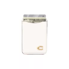 Coach รุ่น Essential Magnetic Card - ที่เก็บบัตรติดหลังมือถือ - สี Chalk