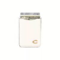 Coach รุ่น Essential Magnetic Card - ที่เก็บบัตรติดหลังมือถือ - สี Chalk