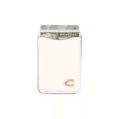 Coach รุ่น Essential Magnetic Card - ที่เก็บบัตรติดหลังมือถือ - สี Chalk