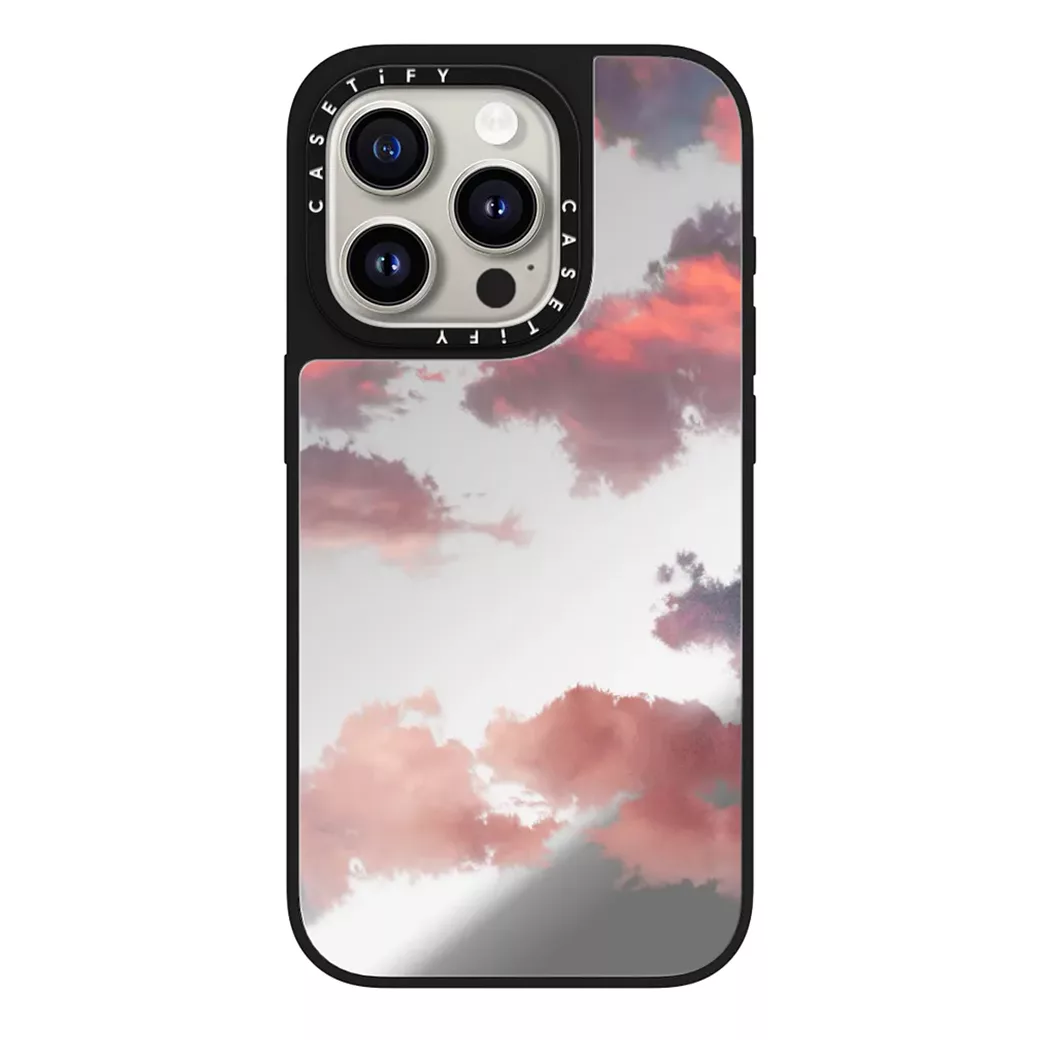 Casetify รุ่น Mirror Case with MagSafe - เคส iPhone 15 Pro - ลาย Clouds Print