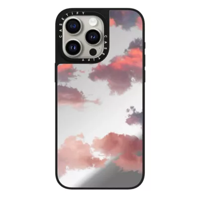 Casetify รุ่น Mirror Case with MagSafe - เคส iPhone 15 Pro Max - ลาย Clouds Print