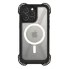 Casetify รุ่น Ultra Bounce Case with MagSafe - เคส iPhone 15 Pro Max - สี Clear Black