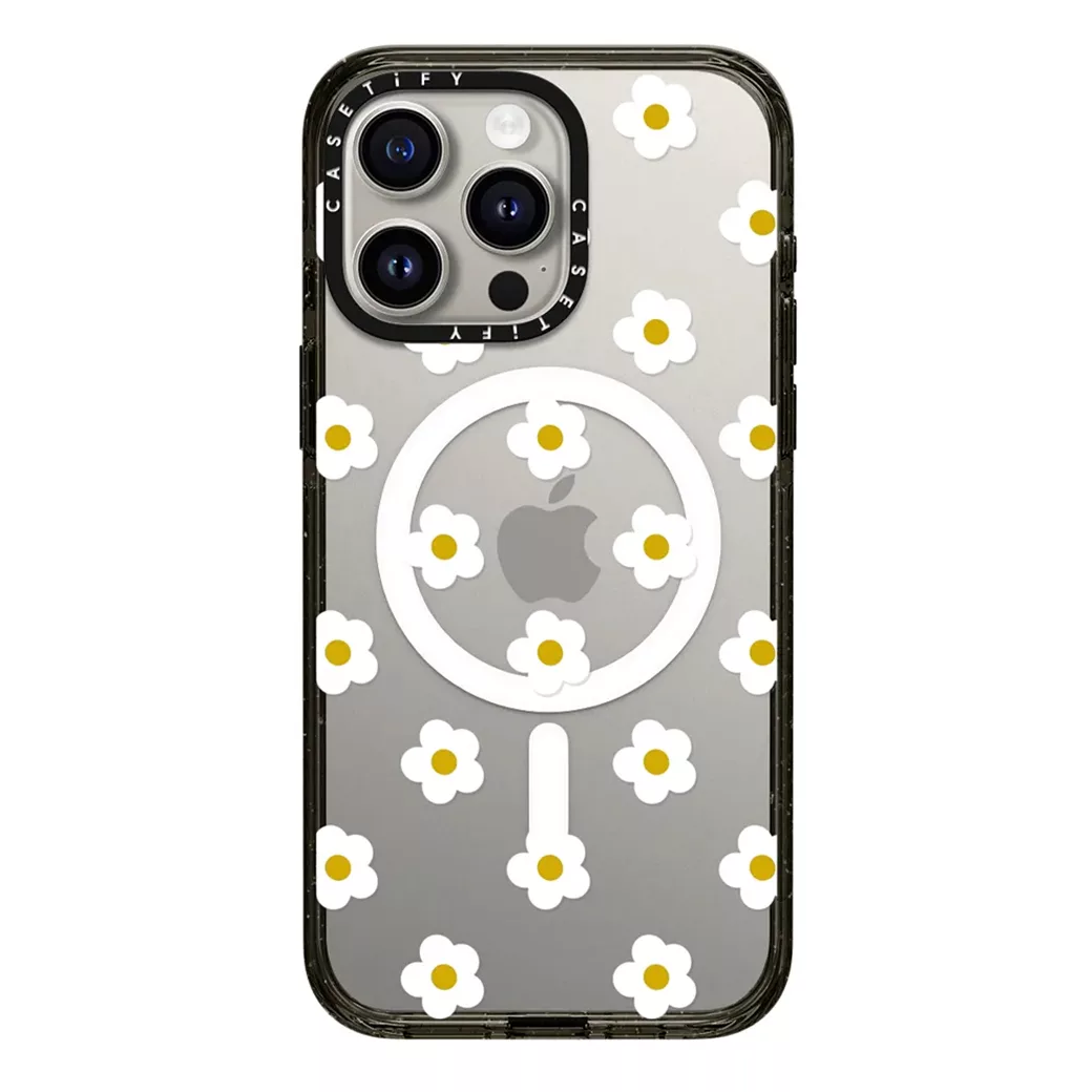 Casetify รุ่น Impact Case with MagSafe - เคส iPhone 15 Pro Max - ลาย Ditsy Daisies 1 Casetify รุ่น Impact Case with MagSafe - เคส iPhone 15 Pro Max - ลาย Ditsy Daisies