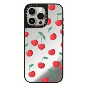 Casetify รุ่น Mirror Case with MagSafe - เคส iPhone 15 Pro Max - ลาย Cherrie
