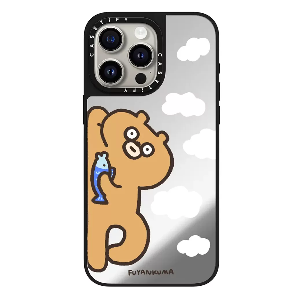 Casetify รุ่น Mirror Case with MagSafe - เคส iPhone 15 Pro Max - ลาย Doing Nothing Kuma