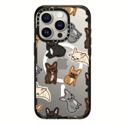 Casetify รุ่น Impact Case with MagSafe - เคส iPhone 15 Pro - ลาย EXCUSE MY FRENCHIE