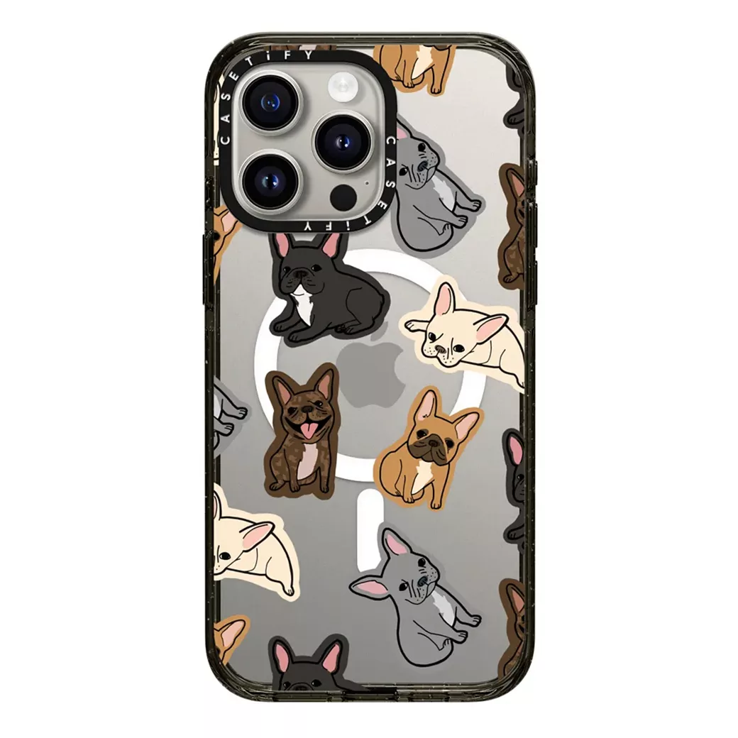 Casetify รุ่น Impact Case with MagSafe - เคส iPhone 15 Pro Max - ลาย EXCUSE MY FRENCHIE