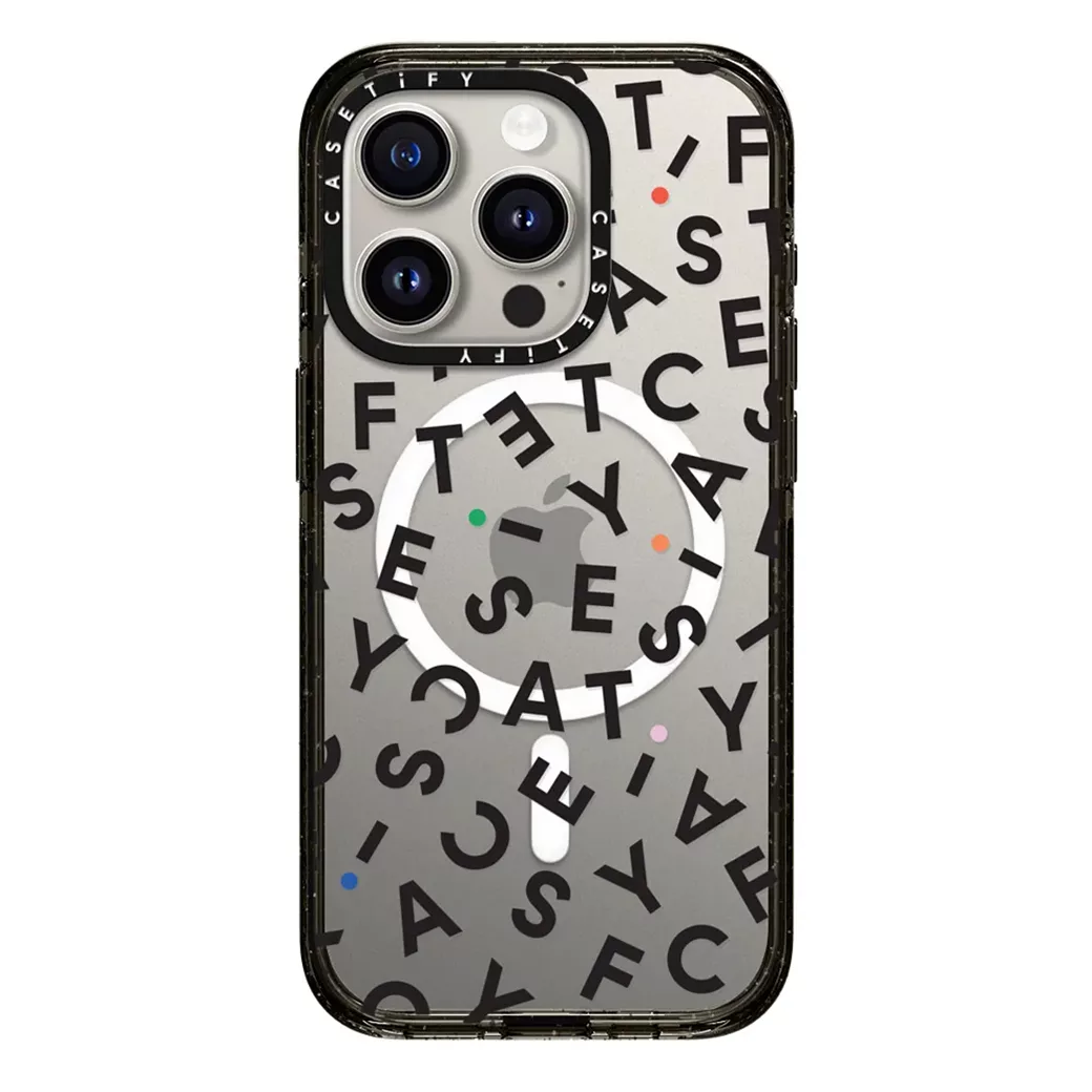 Casetify รุ่น Impact Case with MagSafe - เคส iPhone 15 Pro - ลาย Monogram 1 Casetify รุ่น Impact Case with MagSafe - เคส iPhone 15 Pro - ลาย Monogram