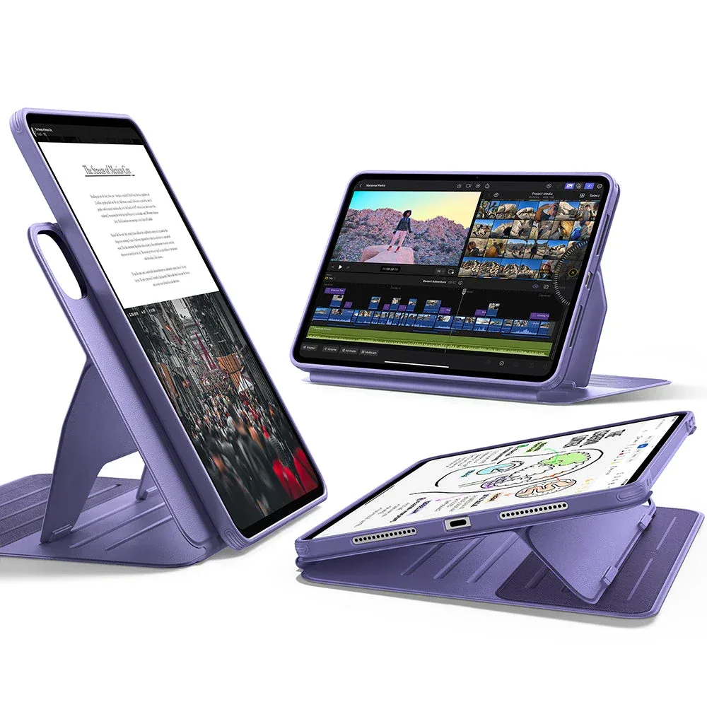 ESR รุ่น Shift Magnetic - เคส iPad Pro 11" (5th/2024) - สี Purple 1 ESR รุ่น Shift Magnetic - เคส iPad Pro 11" (5th/2024) - สี Purple