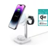 ESR รุ่น HaloLock (Qi2) 3-in-1 Wireless Charging Set - แท่นชาร์จไร้สาย - สี White