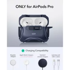 ESR รุ่น Cyber FlickLock Case (HaloLock) - เคส AirPods Pro 2/1 - สี Blue