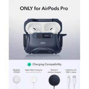 ESR รุ่น Cyber FlickLock Case (HaloLock) - เคส AirPods Pro 2/1 - สี Blue