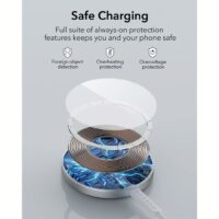 ESR รุ่น HaloLock (Qi2) Mini Wireless Charger Magsafe Supported - แท่นชาร์จไร้สาย - สี Silver