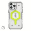 UAG รุ่น Pathfinder Clear Magsafe - เคส iPhone 15 Pro Max - สี Active Neon