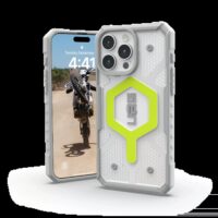UAG รุ่น Pathfinder Clear Magsafe - เคส iPhone 15 Pro Max - สี Active Neon