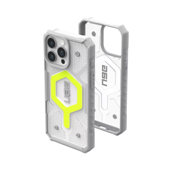 UAG รุ่น Pathfinder Clear Magsafe - เคส iPhone 15 Pro Max - สี Active Neon 24 UAG รุ่น Pathfinder Clear Magsafe - เคส iPhone 15 Pro Max - สี Active Neon