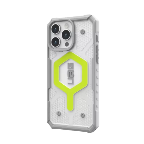 UAG รุ่น Pathfinder Clear Magsafe - เคส iPhone 15 Pro Max - สี Active Neon