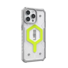 UAG รุ่น Pathfinder Clear Magsafe - เคส iPhone 15 Pro Max - สี Active Neon