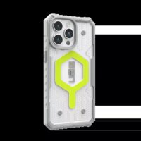 UAG รุ่น Pathfinder Clear Magsafe - เคส iPhone 15 Pro Max - สี Active Neon