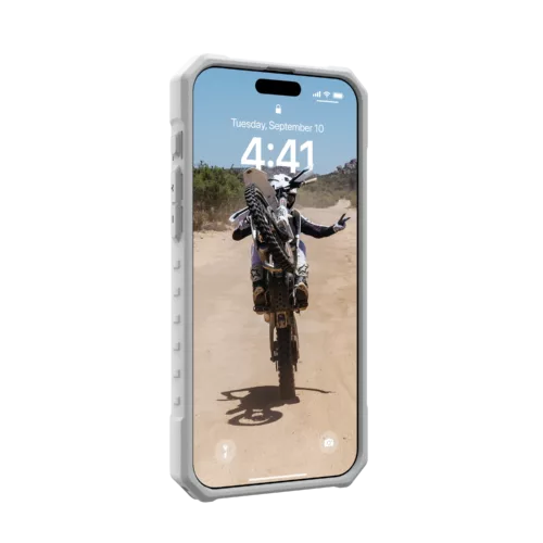 UAG รุ่น Pathfinder Clear Magsafe - เคส iPhone 15 Pro Max - สี Active Neon