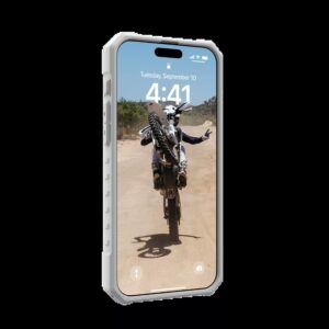 UAG รุ่น Pathfinder Clear Magsafe - เคส iPhone 15 Pro Max - สี Active Neon