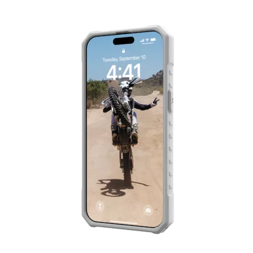 UAG รุ่น Pathfinder Clear Magsafe - เคส iPhone 15 Pro Max - สี Active Neon